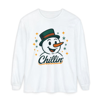 Unisex Garment-dyed Long Sleeve T-Shirt