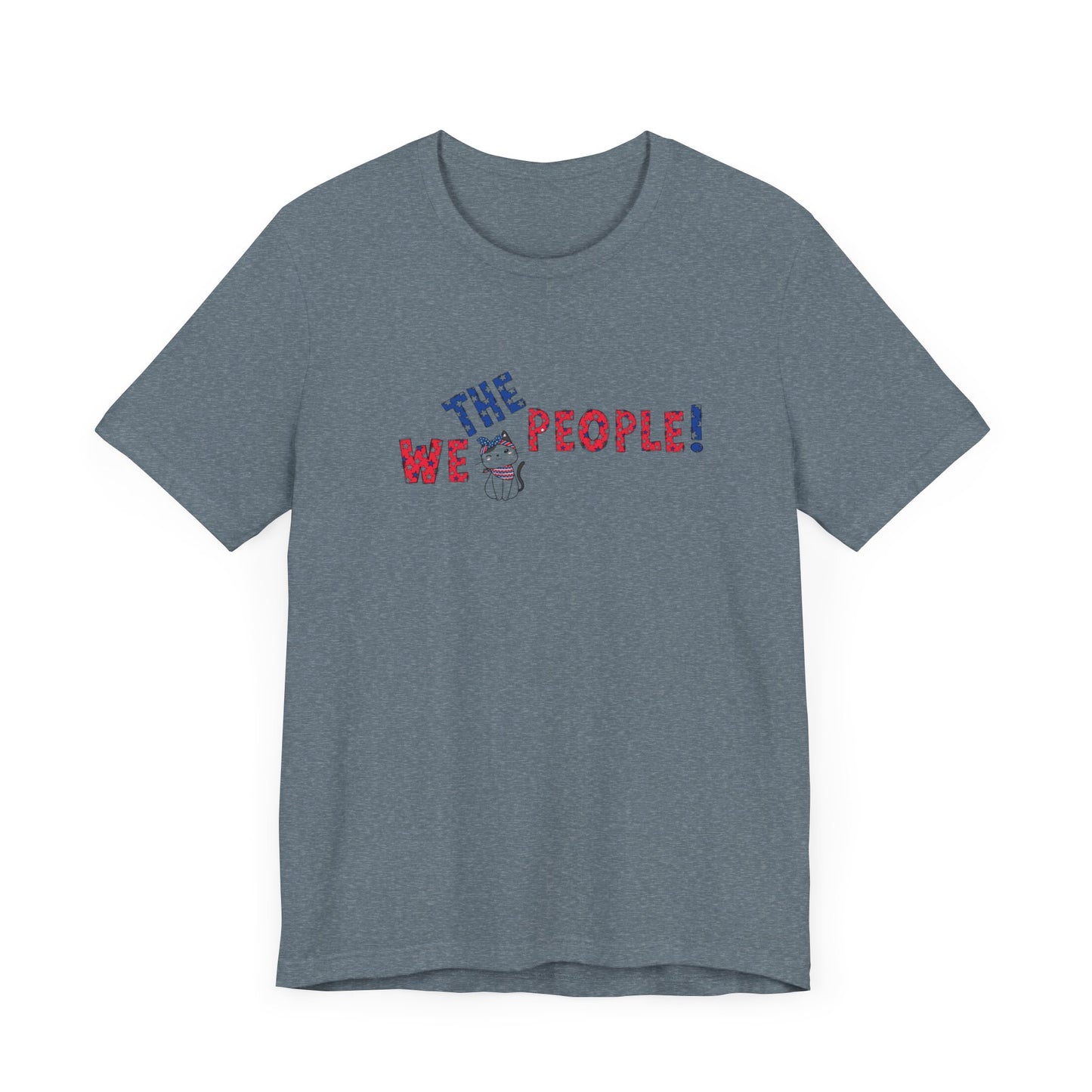 Patriotic Cat 'We the People' T-Shirt