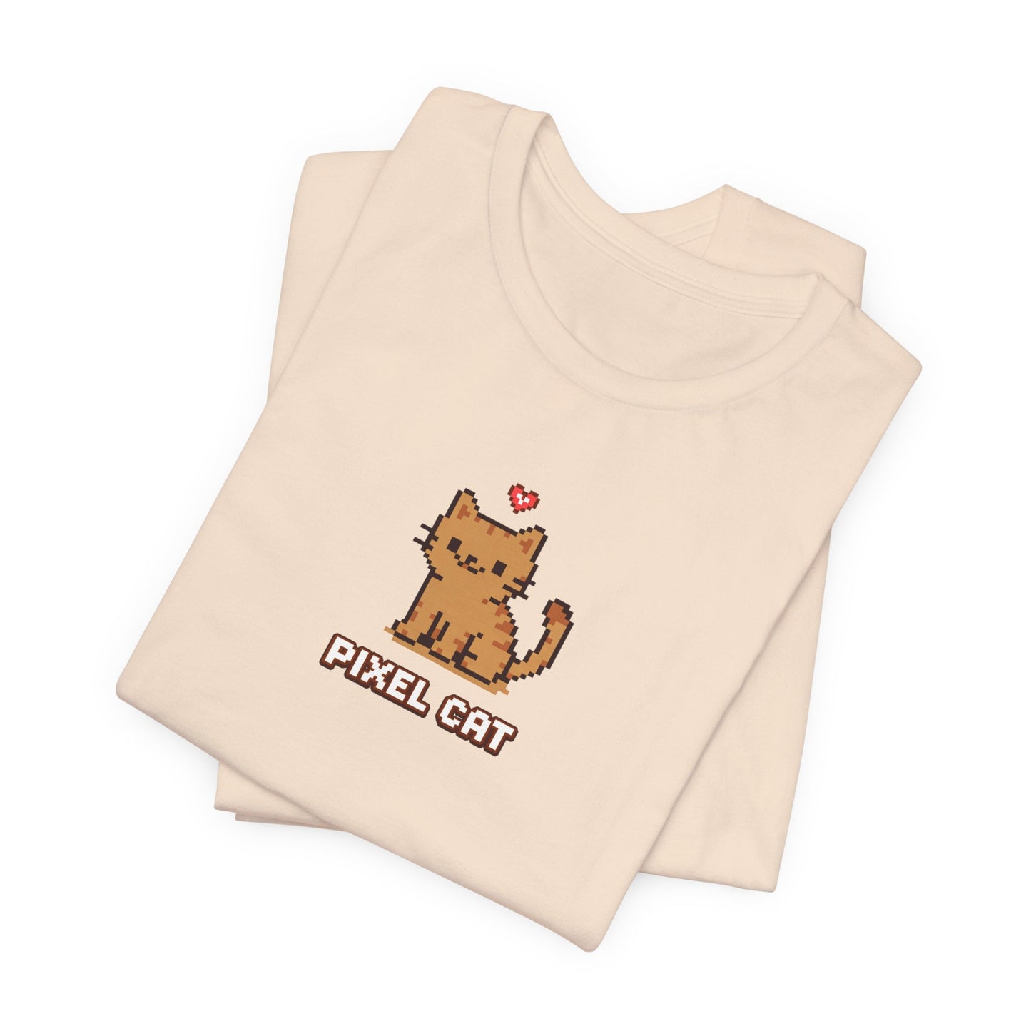 Pixel Cat T‑Shirt — Retro 8‑Bit Kitty Graphic Tee