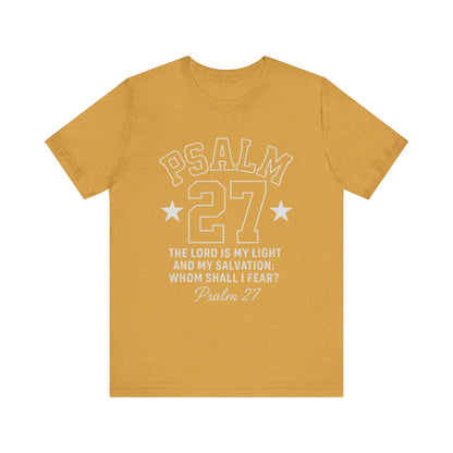 PSALM 27 Black Sporty Tee