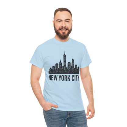 New York City Skyline T-Shirt — NYC Skyline Silhouette Tee