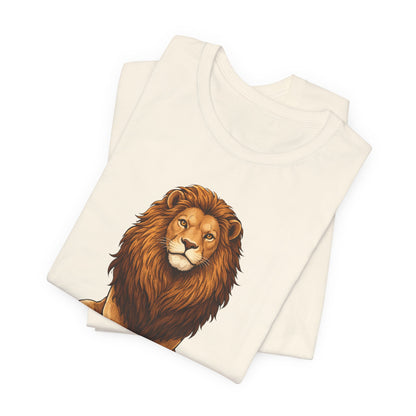 The Lion Knows Who He Is Tee — Confident Identity Lion Graphic Shirt