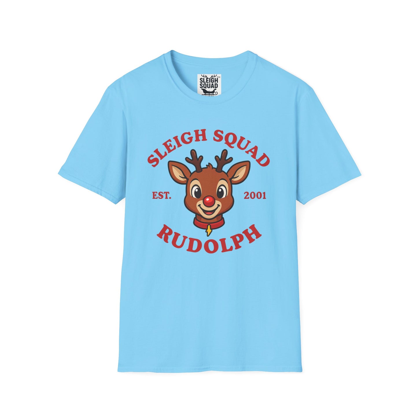 Sleigh Squad Unisex T-Shirt - Christmas Rudolph Tee