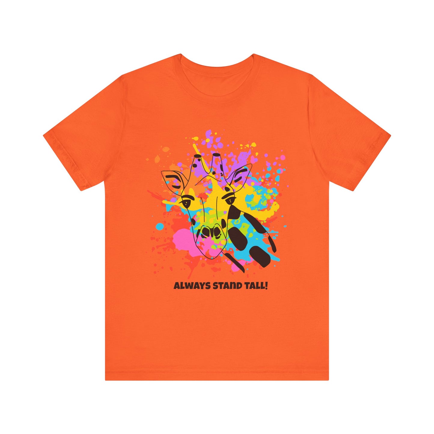 Watersplash Giraffe Tee - Stand Tall
