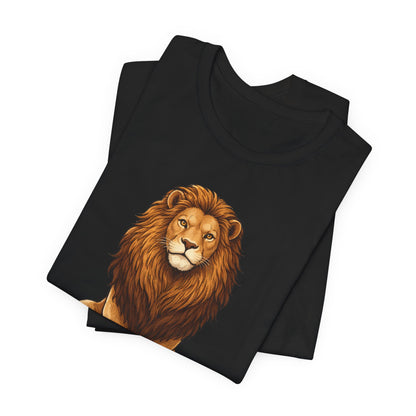 The Lion Knows Who He Is Tee — Confident Identity Lion Graphic Shirt