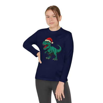 Long Sleeve Dinosaur Holiday Tee