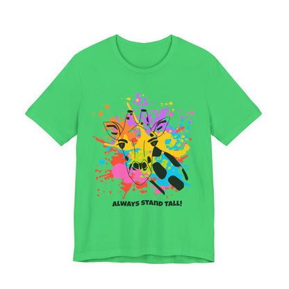 Watersplash Giraffe Tee - Stand Tall