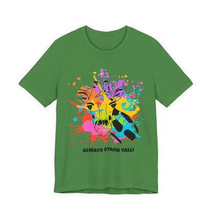 Watersplash Giraffe Tee - Stand Tall