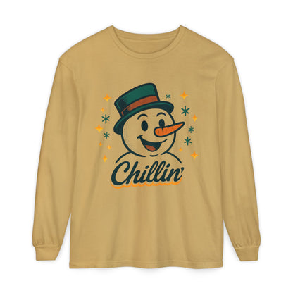 Unisex Garment-dyed Long Sleeve T-Shirt