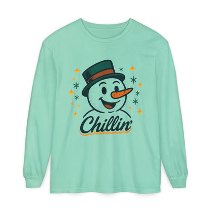 Unisex Garment-dyed Long Sleeve T-Shirt