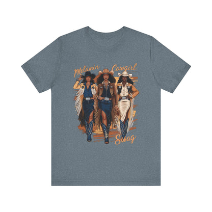 3 Melanated Cowgirls Tee