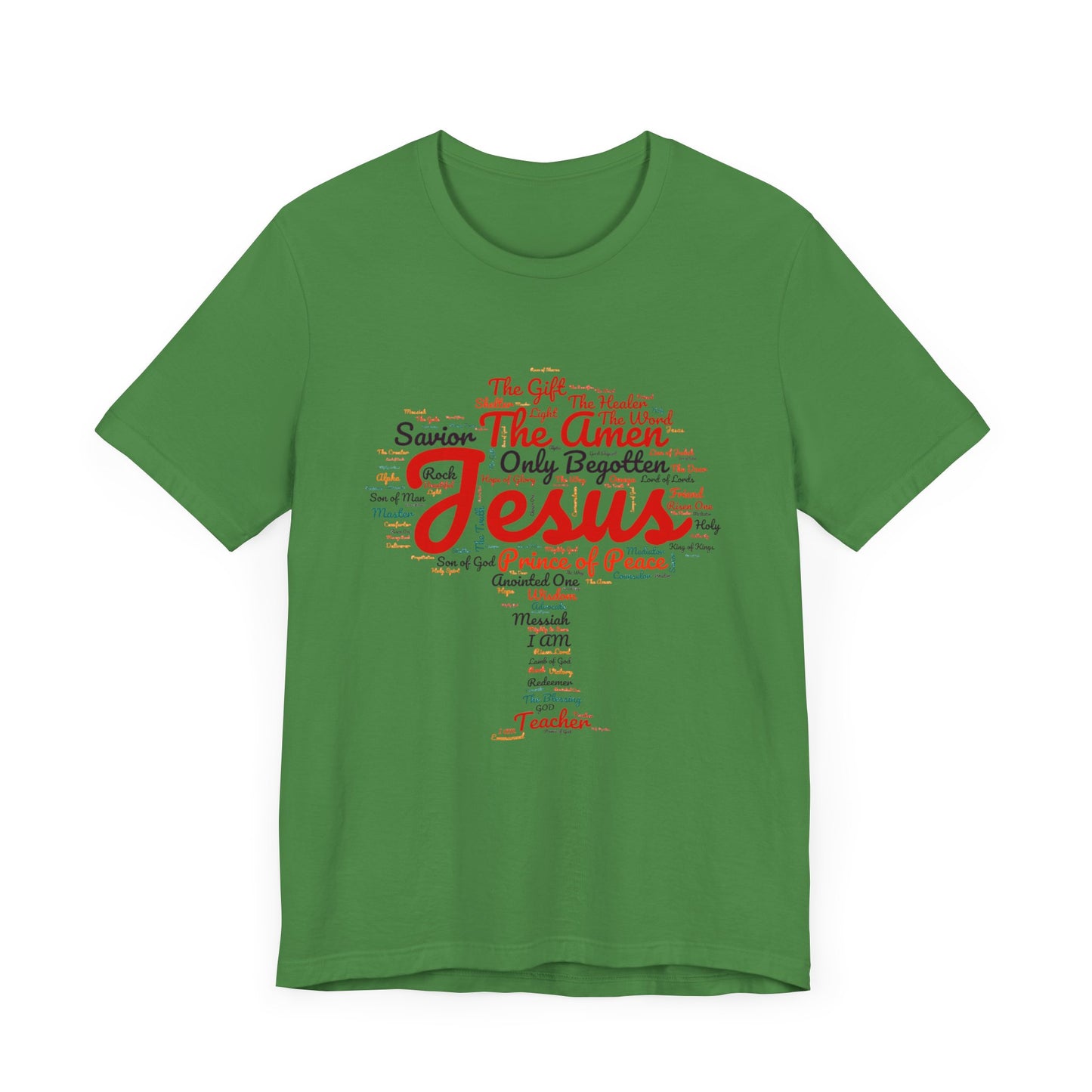 Religious Tee - Names of JESUS Tree Design