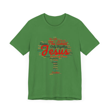 Religious Tee - Names of JESUS Tree Design