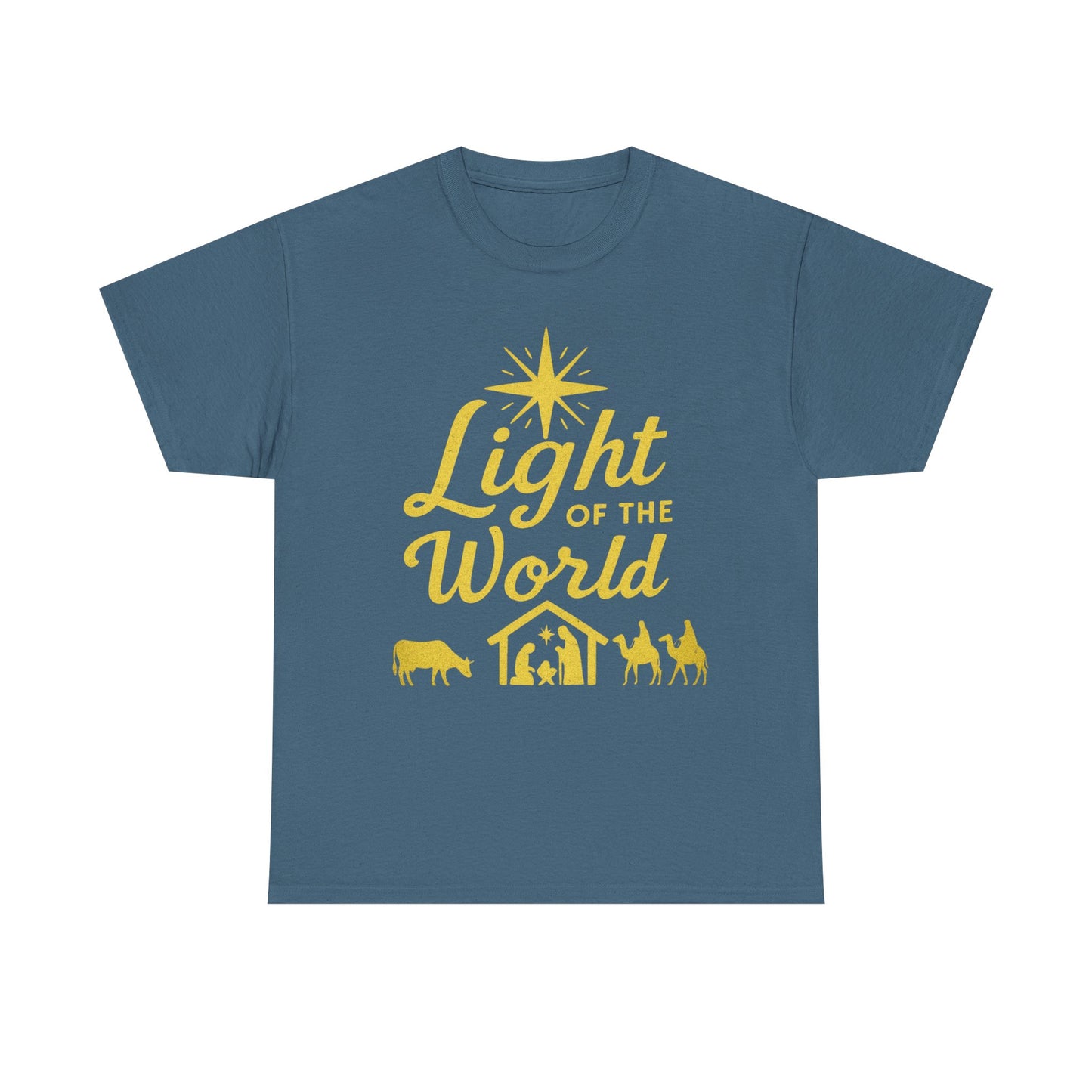 Christmas Nativity Unisex Tee - LIGHT OF THE WORLD