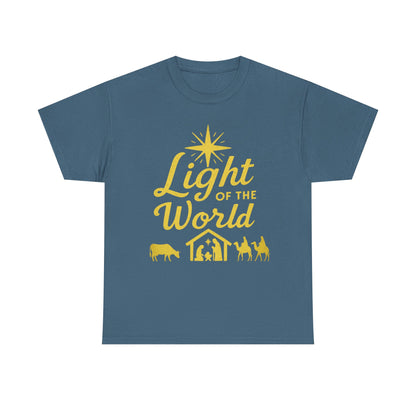 Christmas Nativity Unisex Tee - LIGHT OF THE WORLD