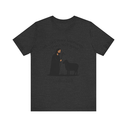 Christian Tee - Jesus Shepard and Black Sheep Design