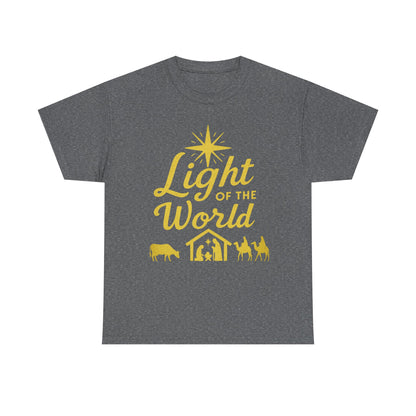 Christmas Nativity Unisex Tee - LIGHT OF THE WORLD