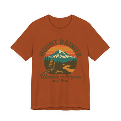 Adventure Tee - Wander with Purpose Retro Hiker