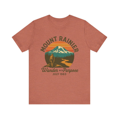 Adventure Tee - Wander with Purpose Retro Hiker