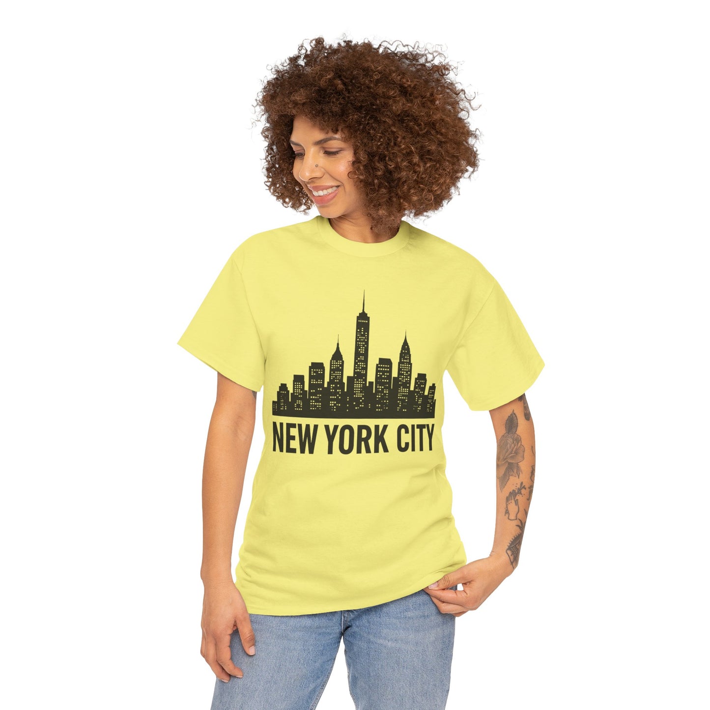 New York City Skyline T-Shirt — NYC Skyline Silhouette Tee