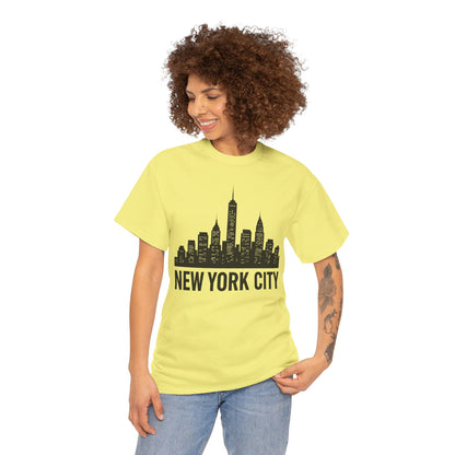 New York City Skyline T-Shirt — NYC Skyline Silhouette Tee