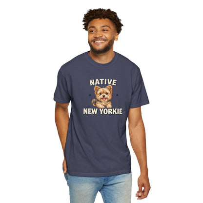 Native New Yorkie T-Shirt — Yorkie Mom/Dad NYC Dog Lover Tee
