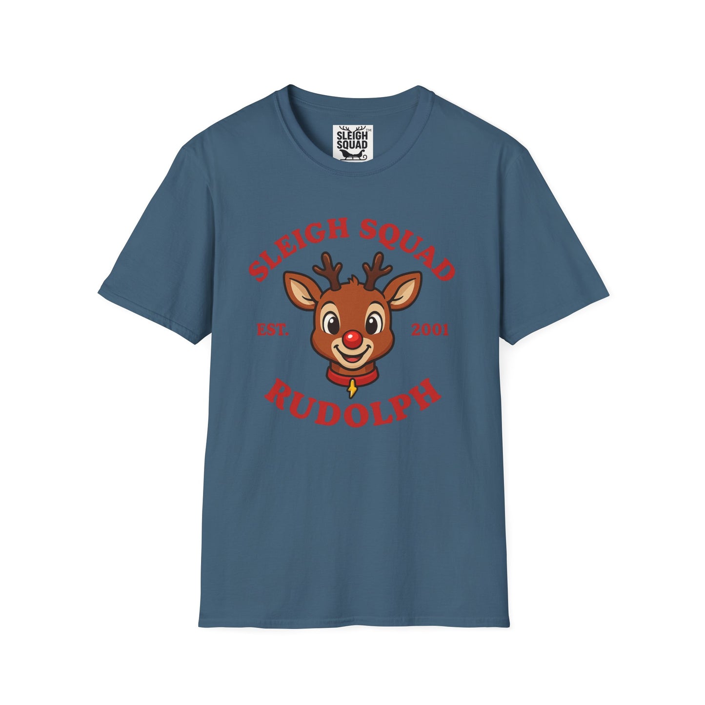 Sleigh Squad Unisex T-Shirt - Christmas Rudolph Tee