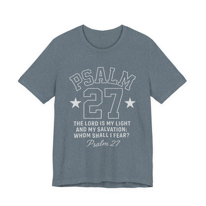 PSALM 27 Black Sporty Tee