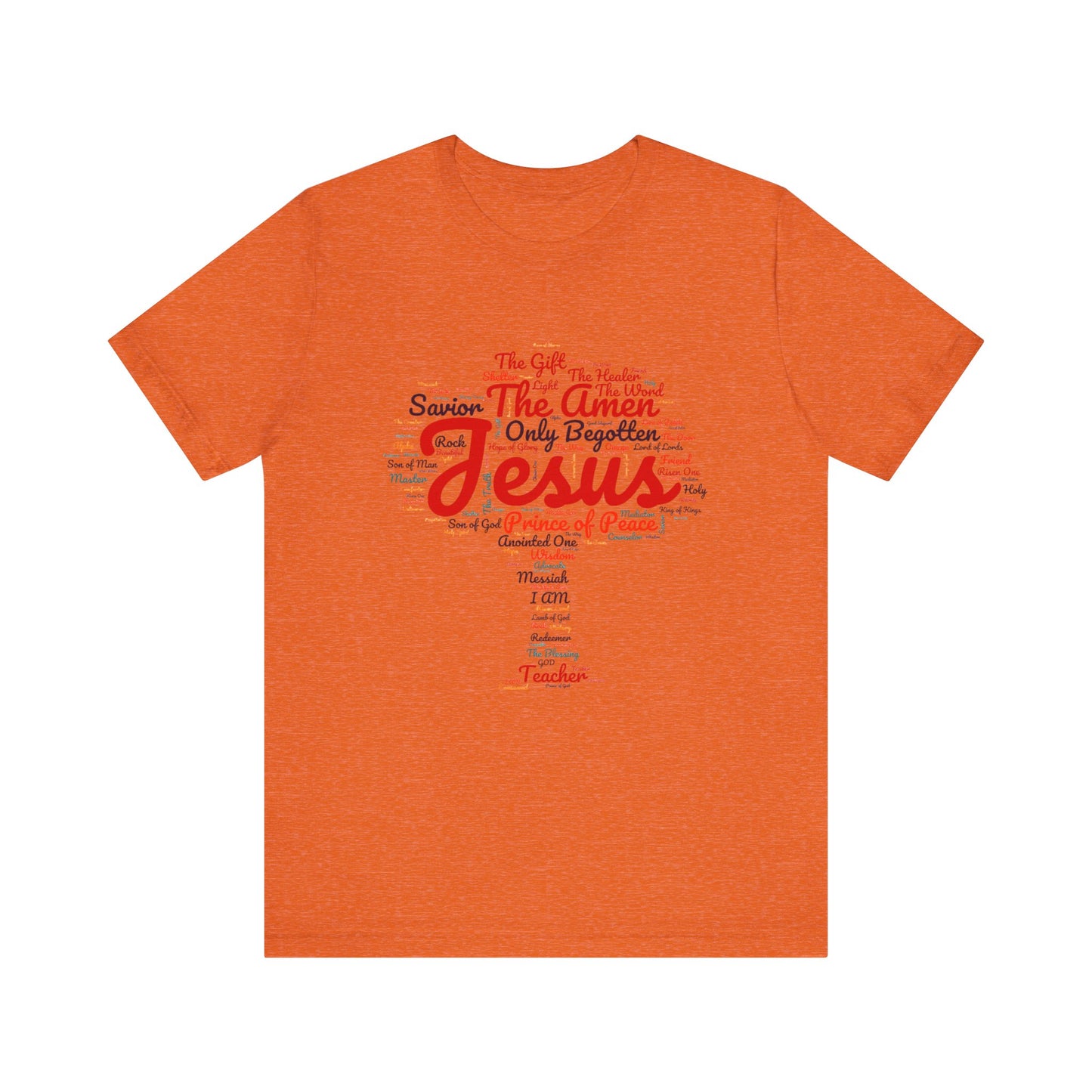 Religious Tee - Names of JESUS Tree Design