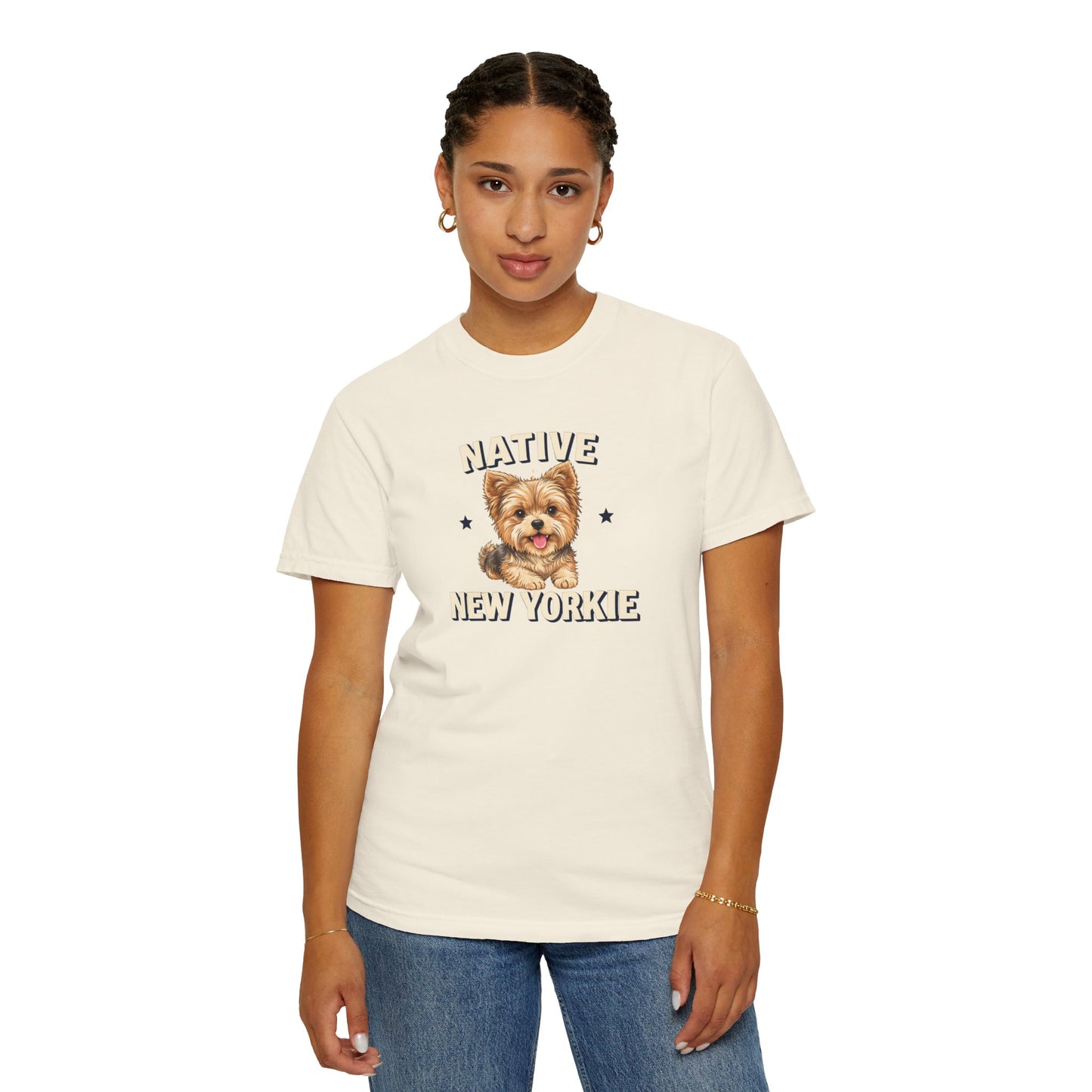 Native New Yorkie T-Shirt — Yorkie Mom/Dad NYC Dog Lover Tee