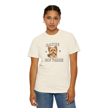 Native New Yorkie T-Shirt — Yorkie Mom/Dad NYC Dog Lover Tee