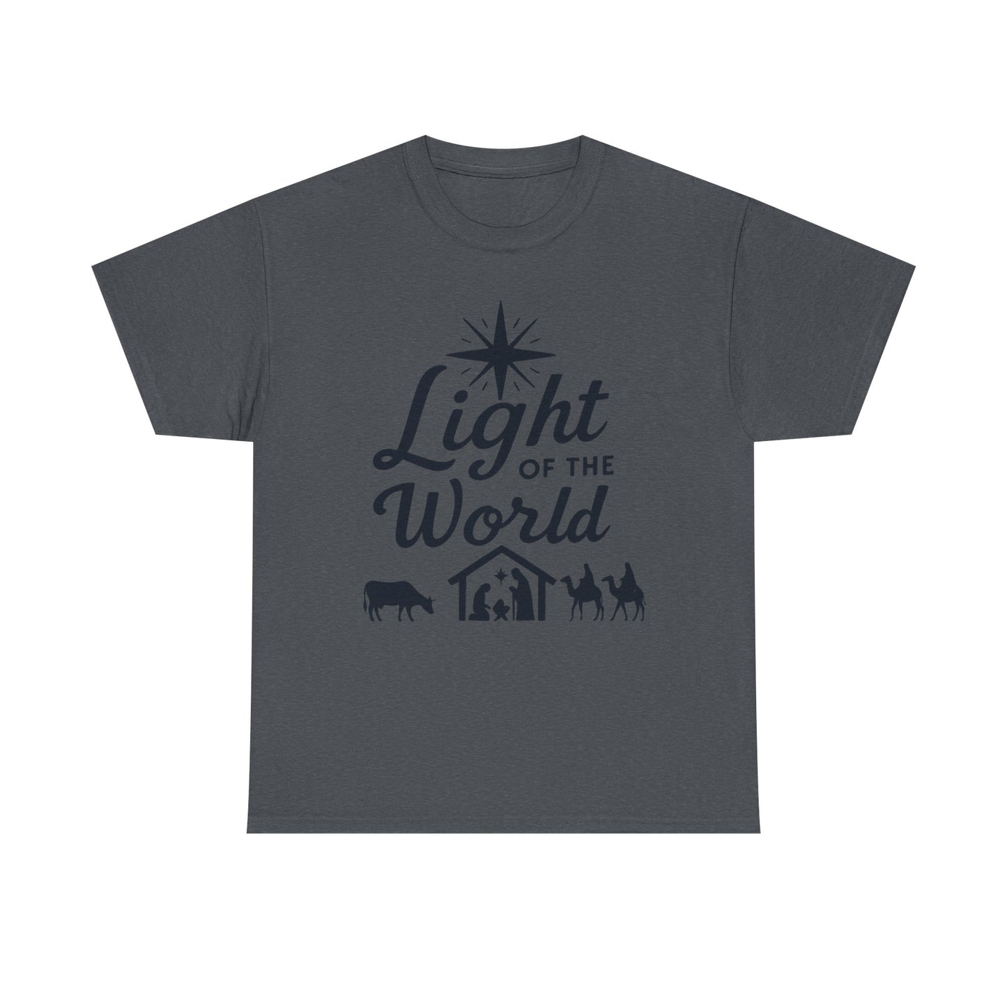 Nativity Unisex Tee - Light of the World - Dark Version