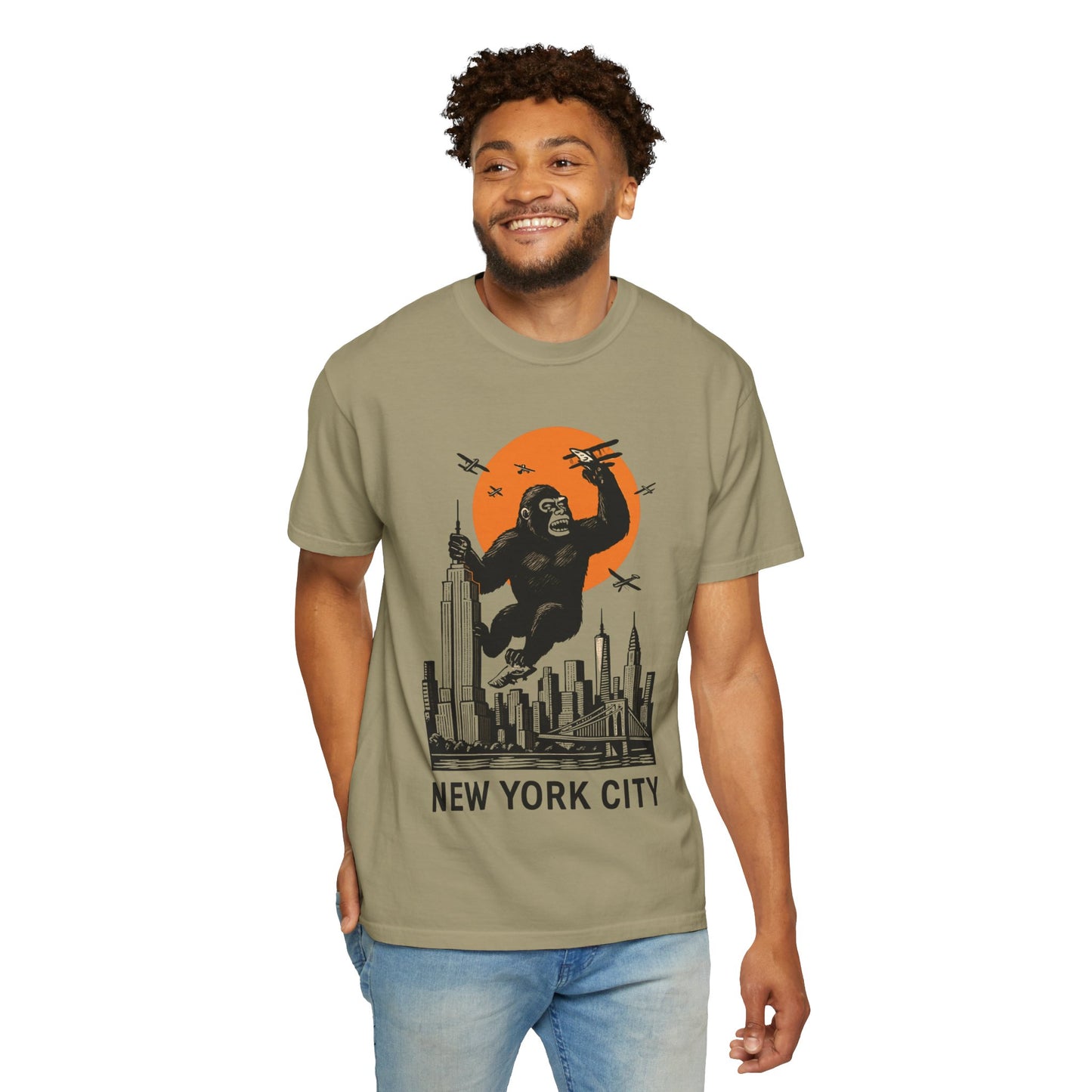 New York King Kong Skyline T-Shirt