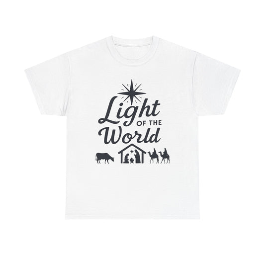 Nativity Unisex Tee - Light of the World - Dark Version