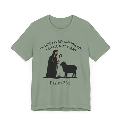 Christian Tee - Jesus Shepard and Black Sheep Design