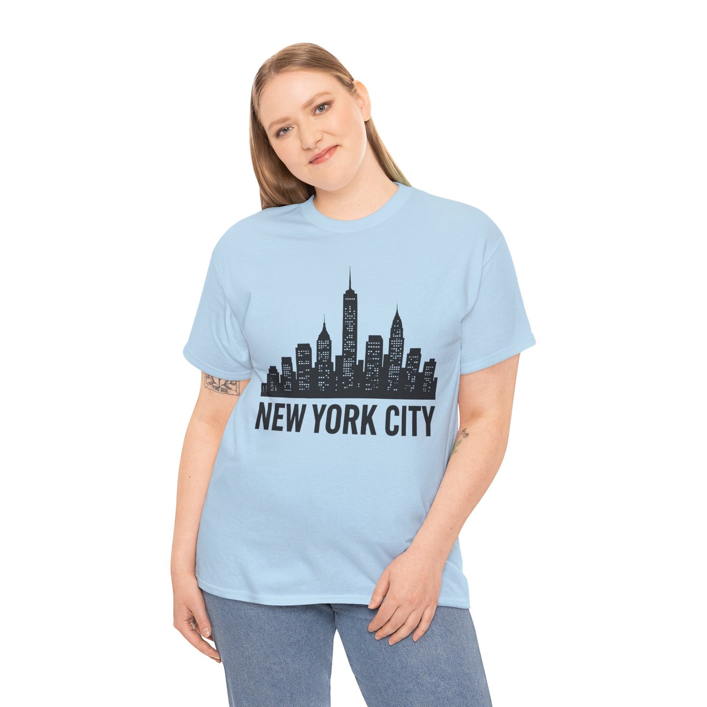 New York City Skyline T-Shirt — NYC Skyline Silhouette Tee