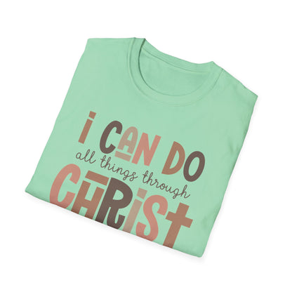 Faithful Unisex Tee with Inspirational Text - Earthtone Colors