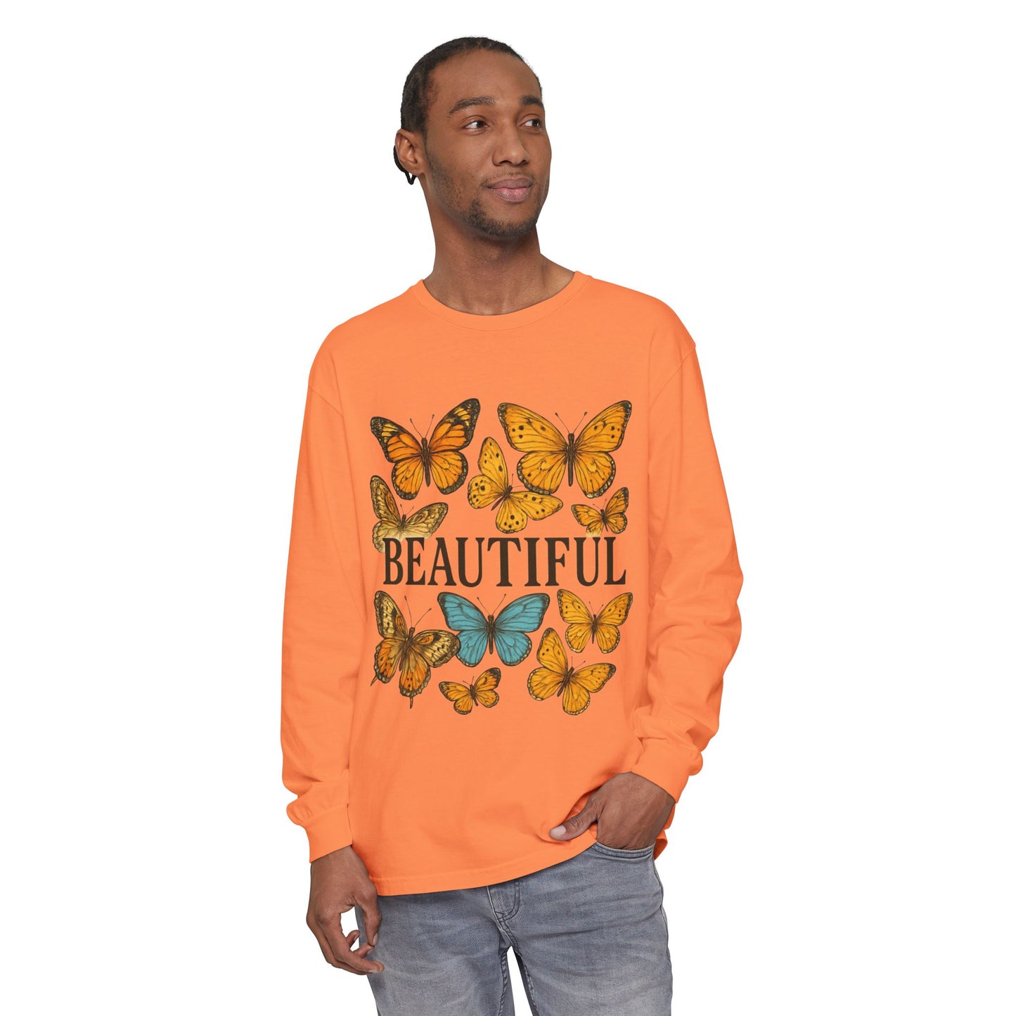 Beautiful Butterfly Long Sleeve T-Shirt, Eco-Friendly Cotton Tee, Casual Wear, Spring Fashion, Gift for Nature Lovers, Comfortable [...]