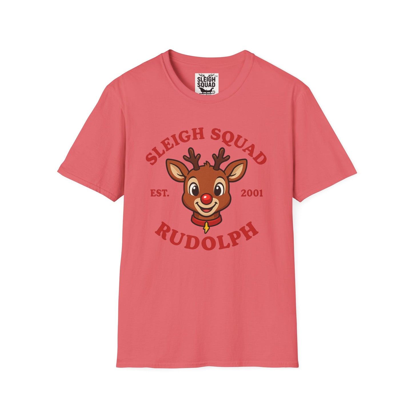 Sleigh Squad Unisex T-Shirt - Christmas Rudolph Tee