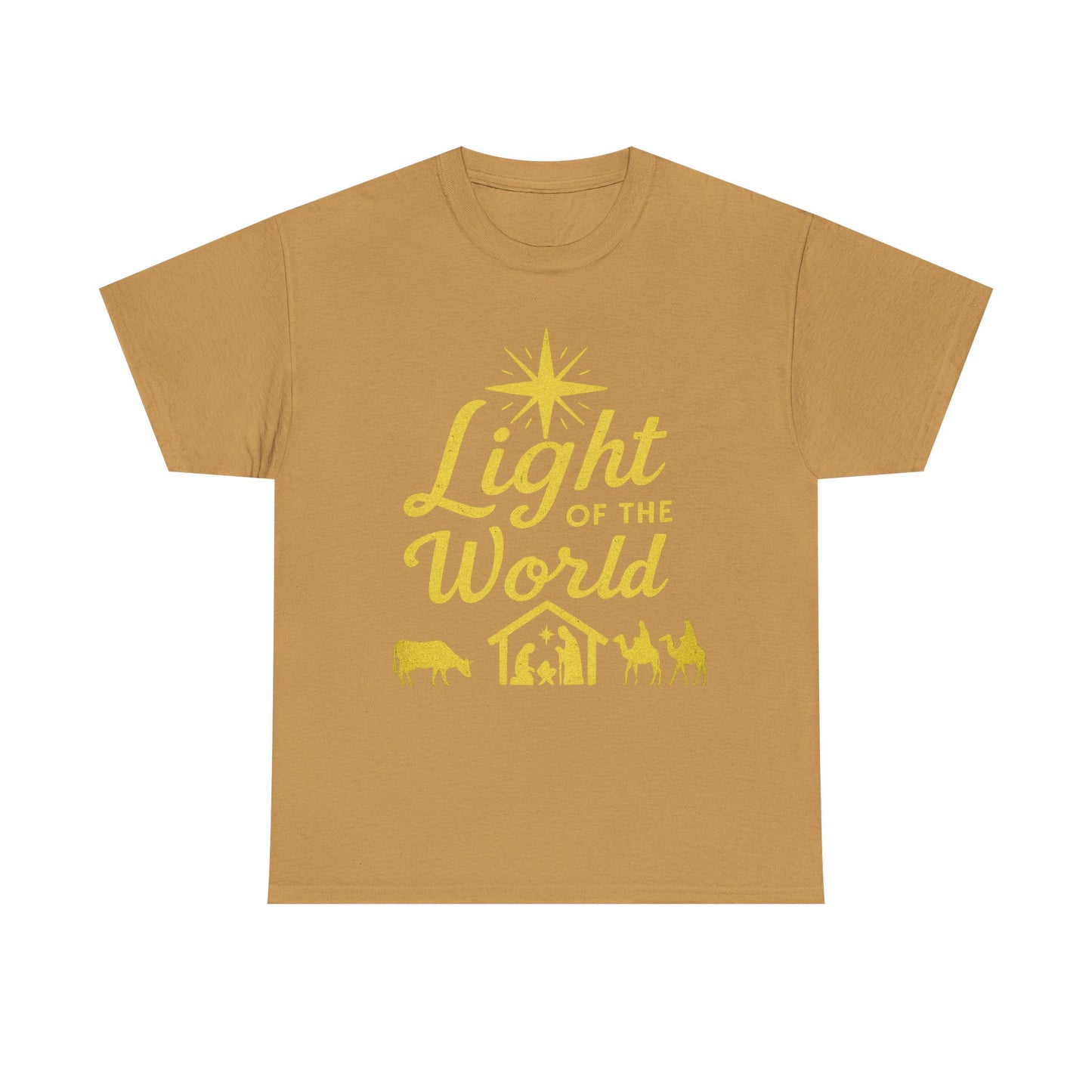 Christmas Nativity Unisex Tee - LIGHT OF THE WORLD