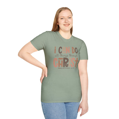 Faithful Unisex Tee with Inspirational Text - Earthtone Colors