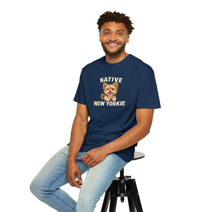Native New Yorkie T-Shirt — Yorkie Mom/Dad NYC Dog Lover Tee