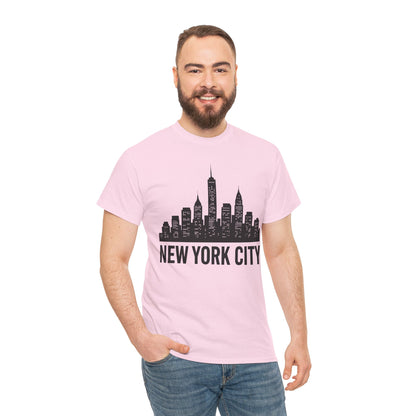 New York City Skyline T-Shirt — NYC Skyline Silhouette Tee
